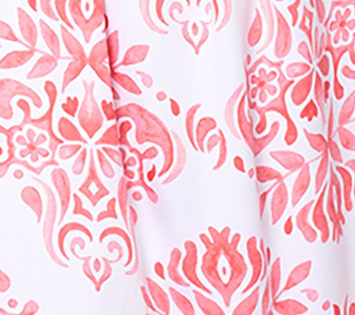 Destination 365 Petite Printed Flutter Sleeve Self Belted Dress — View 4