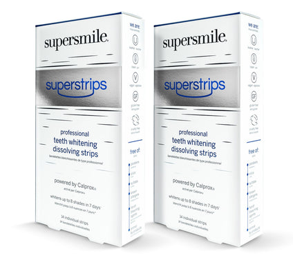 Supersmile Superstrips Dissolving Teeth Whitening Strips Duo 28ct