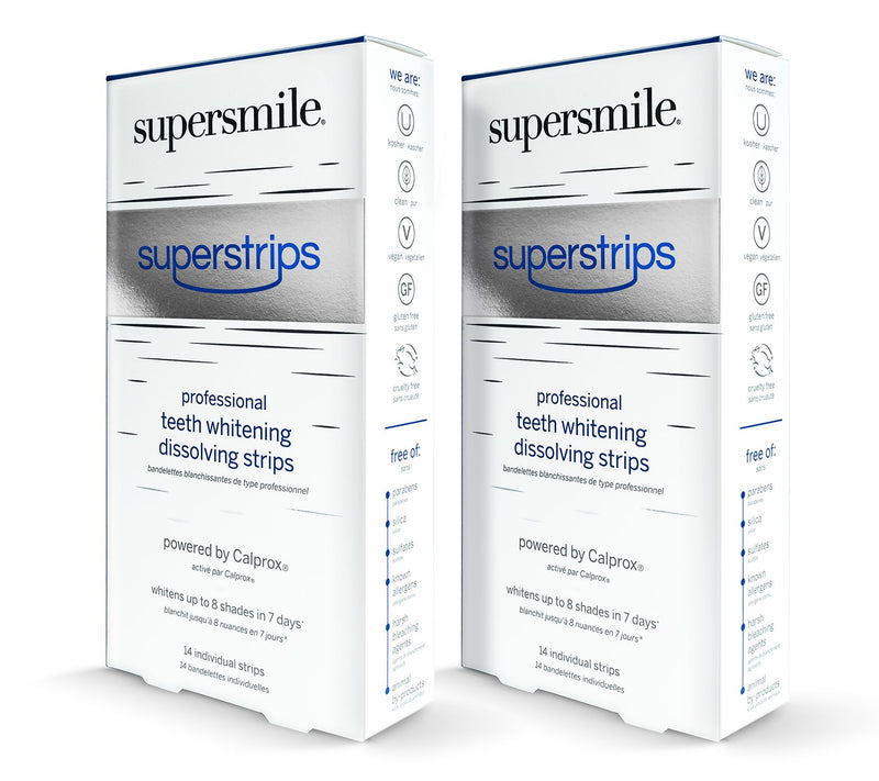 Supersmile Superstrips Dissolving Teeth Whitening Strips Duo 28ct — Main view