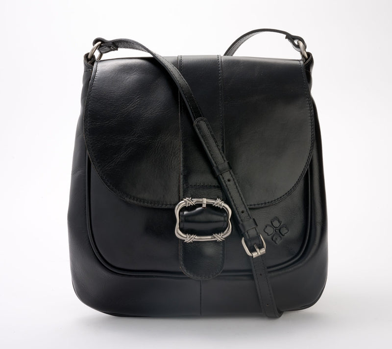 "As Is" Patricia Nash Roana N/S Belted Leather Crossbody — View 14