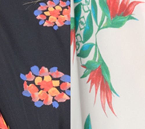 Women with Control Printed Open Front Cover Up — View 4