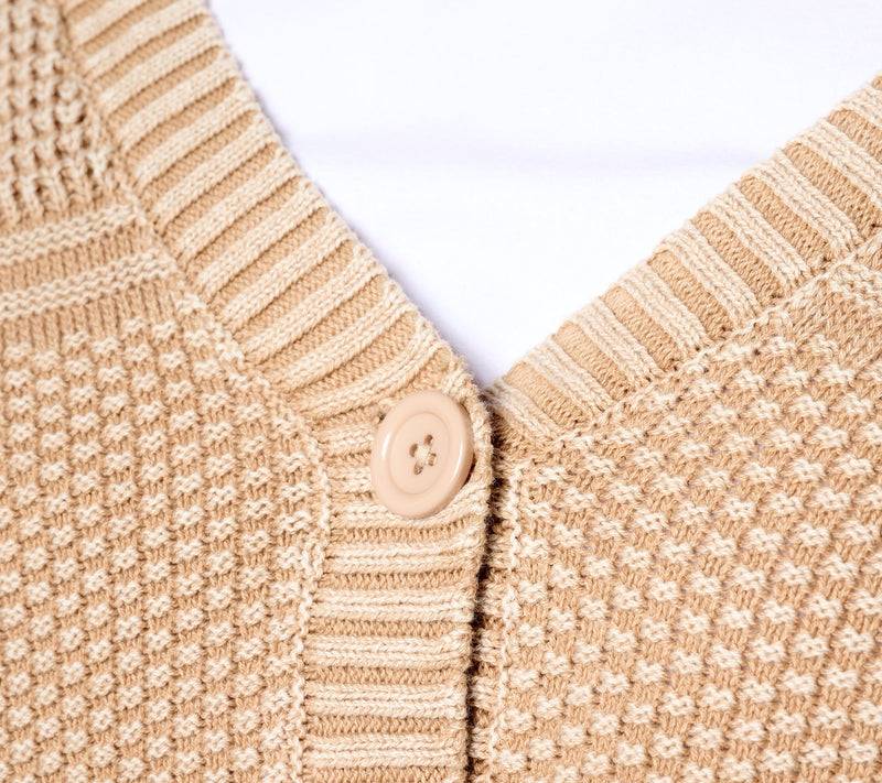 Denim & Co. Canyon Retreat Drop Shoulder Mix Stitch Cardigan — View 4