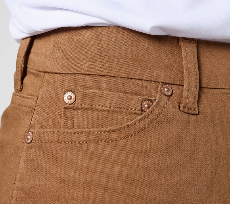 Denim & Co. Canyon Retreat Soft Twill Knee-Length Skirt — View 4