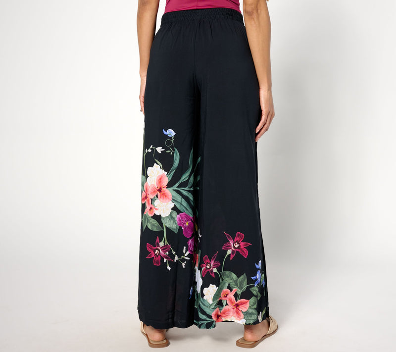 Jantzen Regular Woven Pull-On Wide Leg Cover-Up Pants — View 8