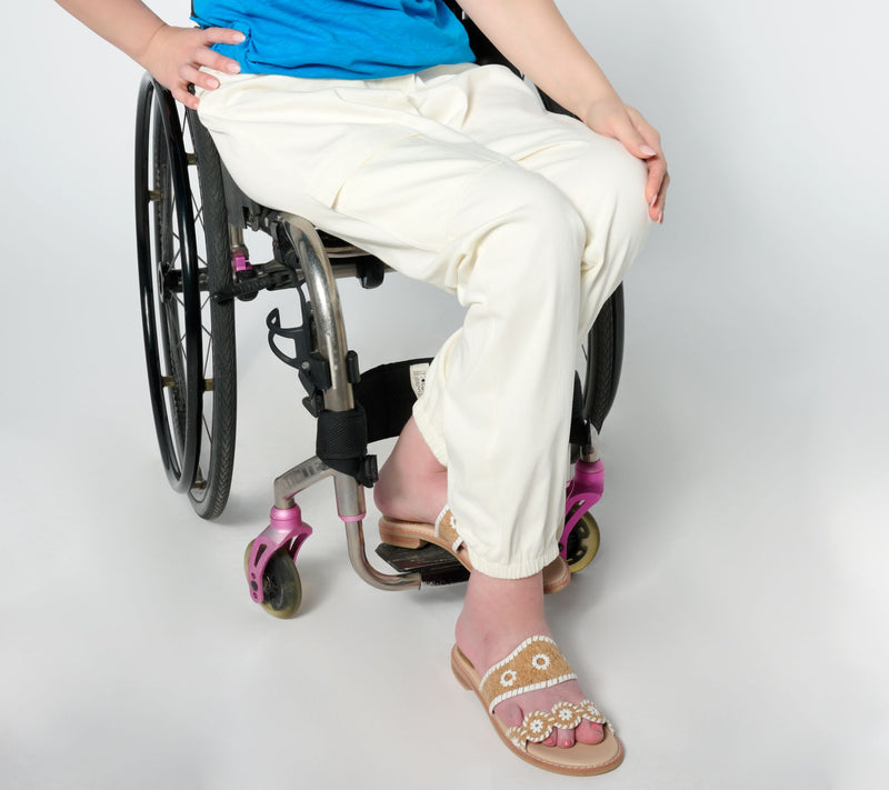 Denim & Co. Adaptive Comfy Air Cargo Jogger Wheelchair Fit — View 7