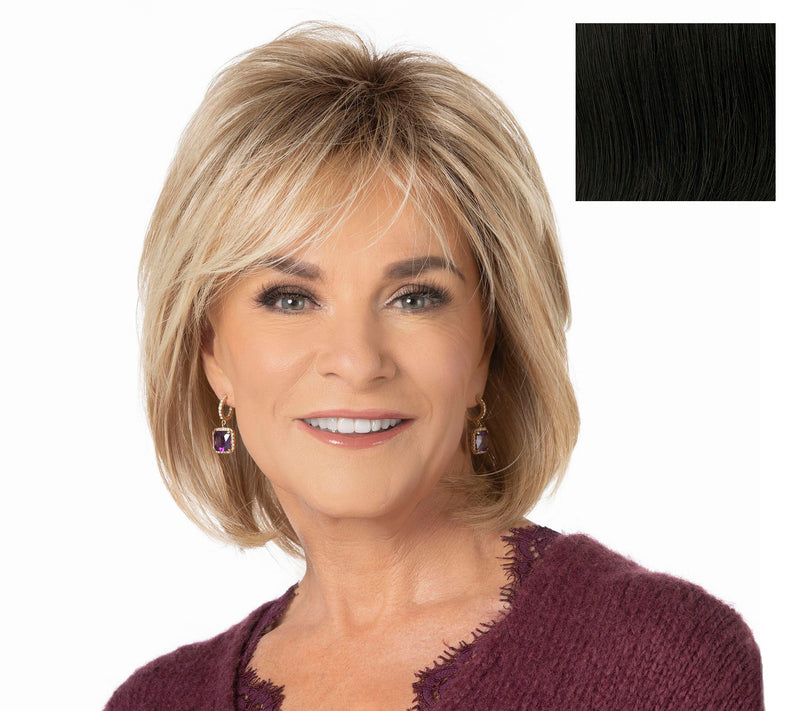 Toni Brattin Effortless Layered Bob Wig — View 3