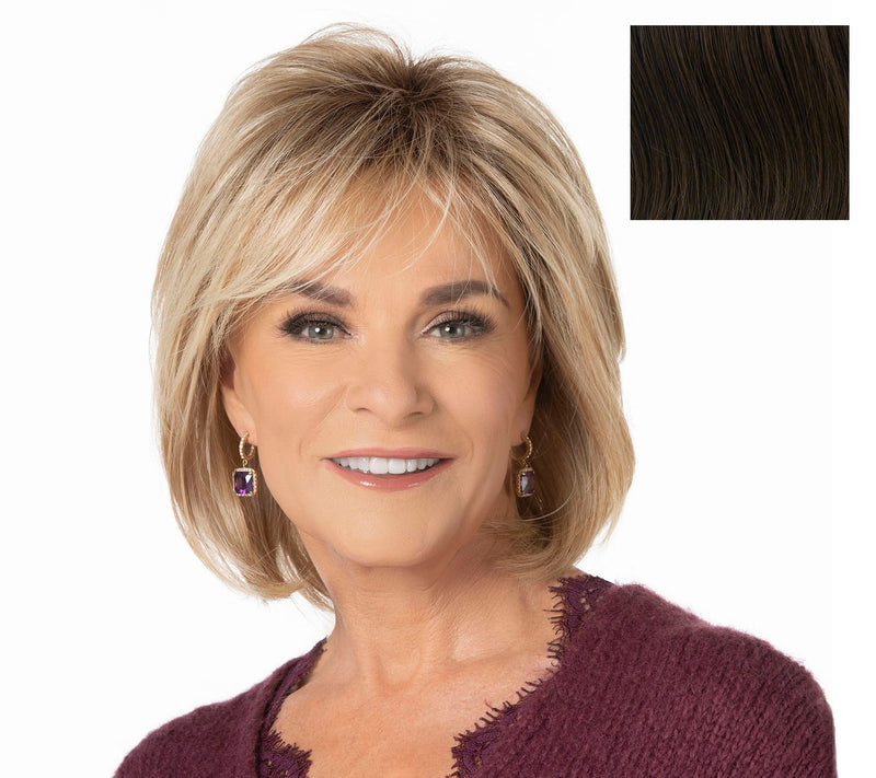 Toni Brattin Effortless Layered Bob Wig — View 7