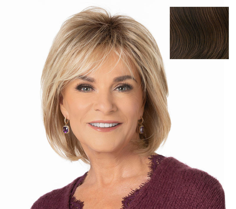 Toni Brattin Effortless Layered Bob Wig — View 19