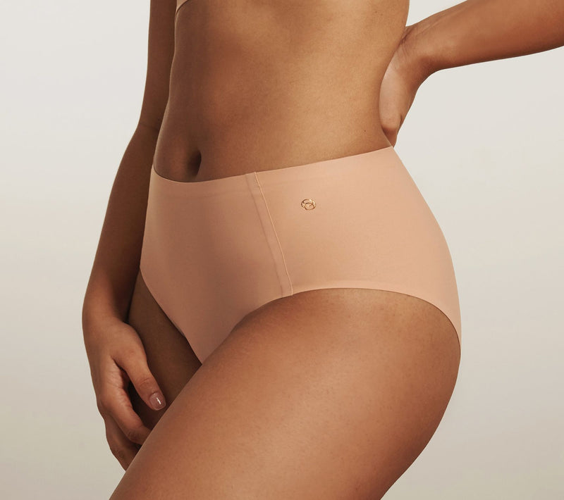 Evelyn & Bobbie High-Waisted Retro Bikini Panties 3-Pack — View 4
