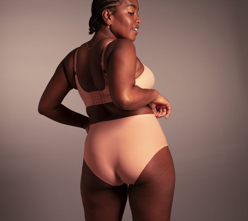 Evelyn & Bobbie High-Waisted Retro Bikini Panties 3-Pack — View 6