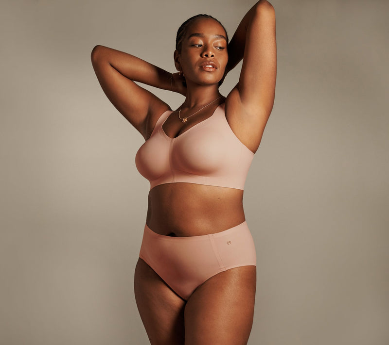 Evelyn & Bobbie High-Waisted Retro Bikini Panties 3-Pack — View 5