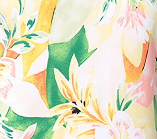 Denim & Co. Beach Regular Printed Jersey Short Slv Maxi Dress — View 12