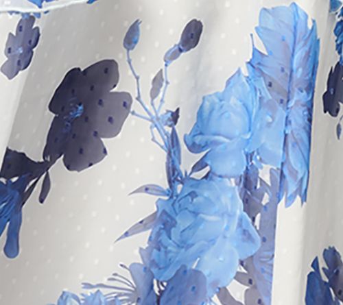 Destination 365 Regular Floral Clip Dot Chiffon Maxi Dress — View 10