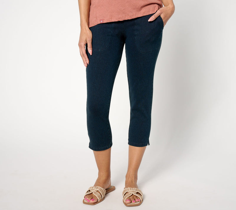 Women With Control Regular Prime Stretch Denim Crop Pant — View 16