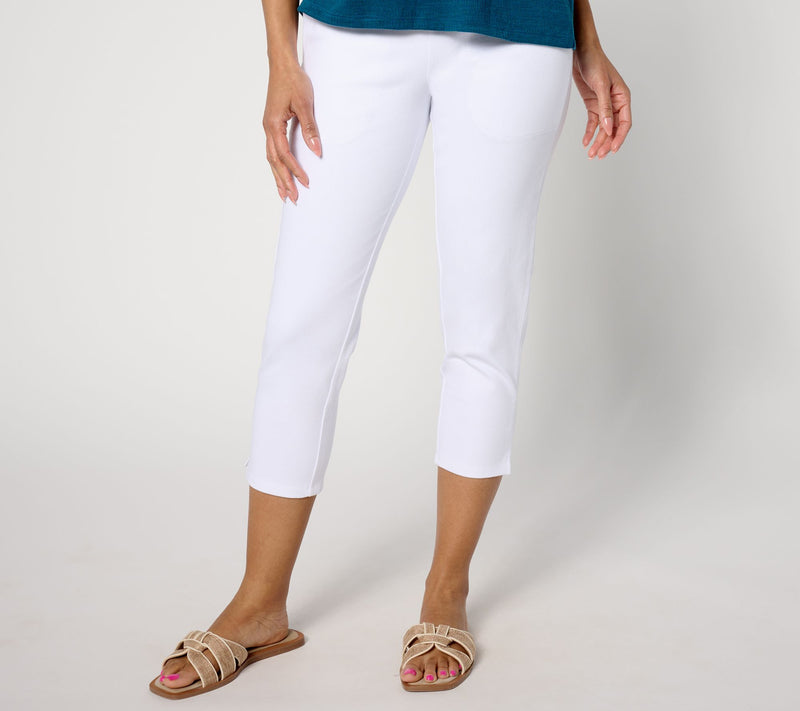 Women With Control Tall Prime Stretch Denim Crop Pants — View 15