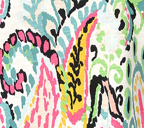 Belle by Kim Gravel Slub Knit Paisley Perfection Top — View 6