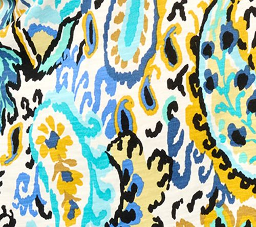 Belle by Kim Gravel Slub Knit Paisley Perfection Top — View 9