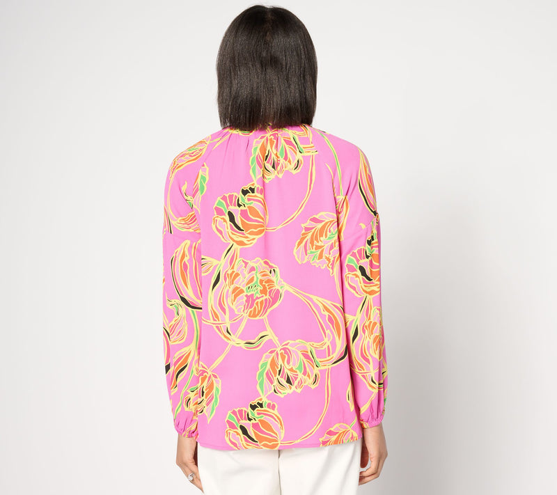 Belle by Kim Gravel Suncatcher Peasant Blouse — View 2