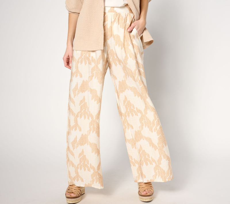 Peace Love World Boheme Regular Printed Pull-On Wide Leg Pant — View 13