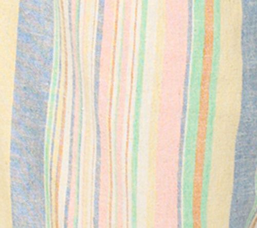 Denim & Co. Naturals Petite Striped Linen Blend Wide Leg Pant — View 7