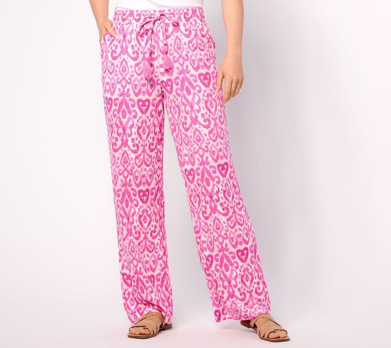 Belle Beach by Kim Gravel Tall Cabana Knit Santorini Beach Pant — Main view