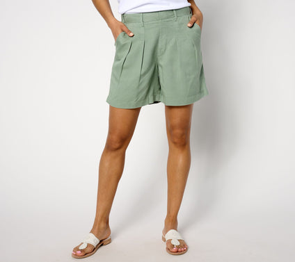 AnyBody Regular Sueded Twill Utility Short