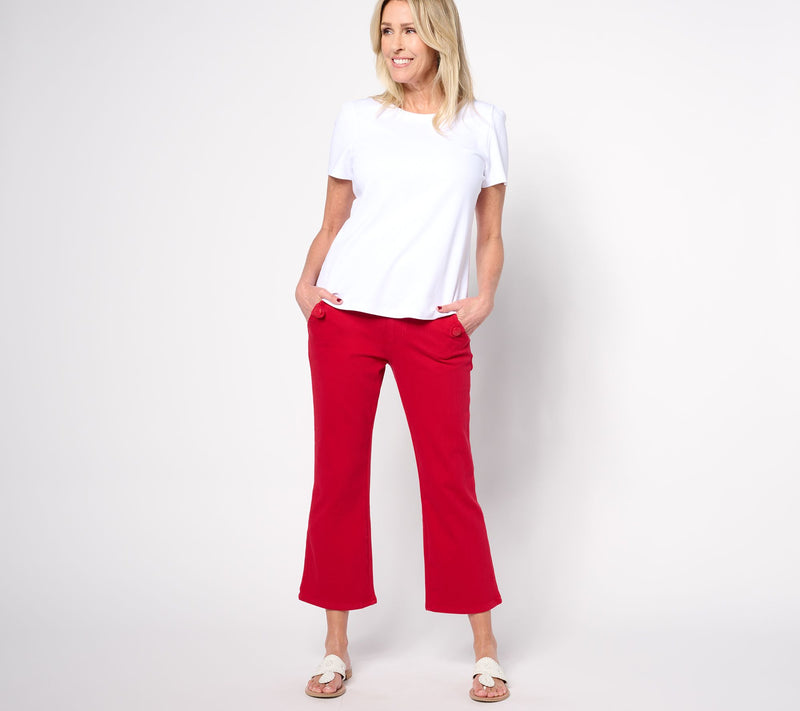 Belle by Kim Gravel Tall Flexibelle Sailor Boot Cropped Pant — View 11