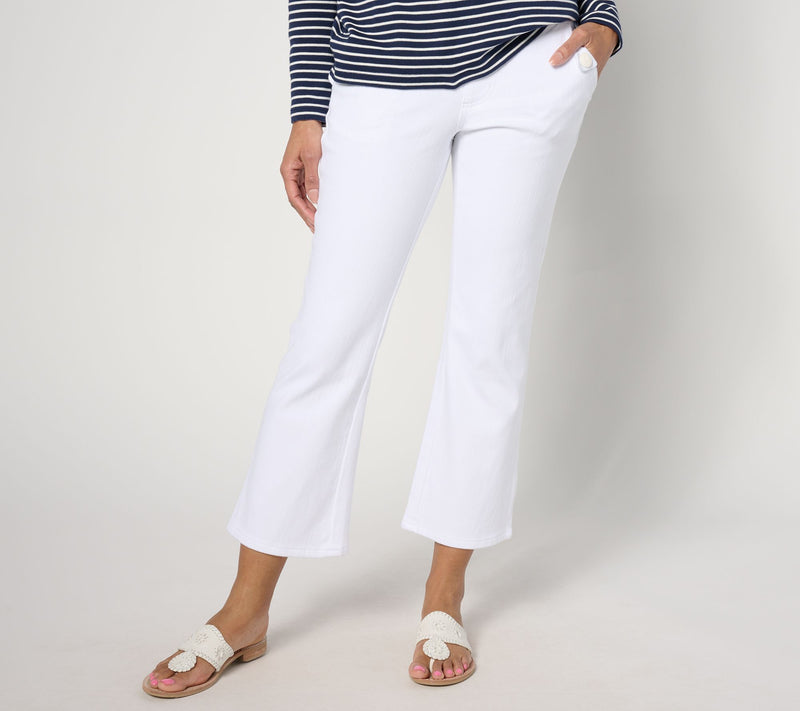 Belle by Kim Gravel Tall Flexibelle Sailor Boot Cropped Pant — View 9