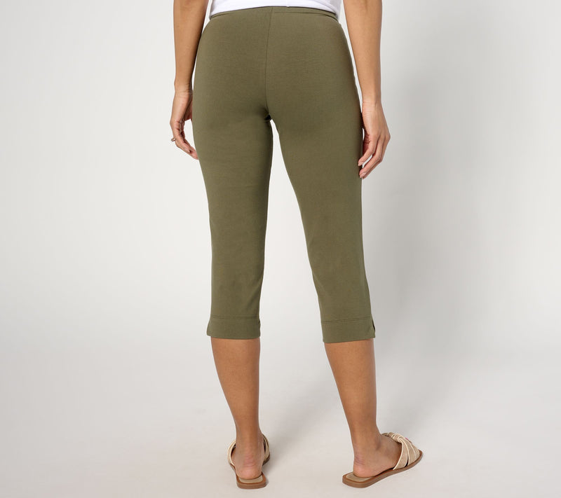 Women With Control Regular 86/14 Pull On Capri Pant — View 10