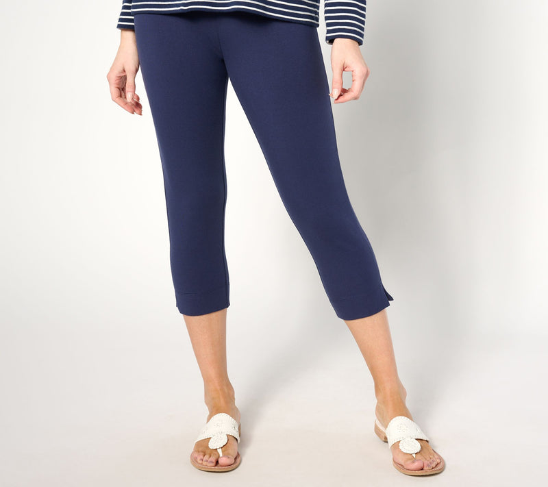 Women With Control Petite 86/14 Pull On Capri Pant — View 3