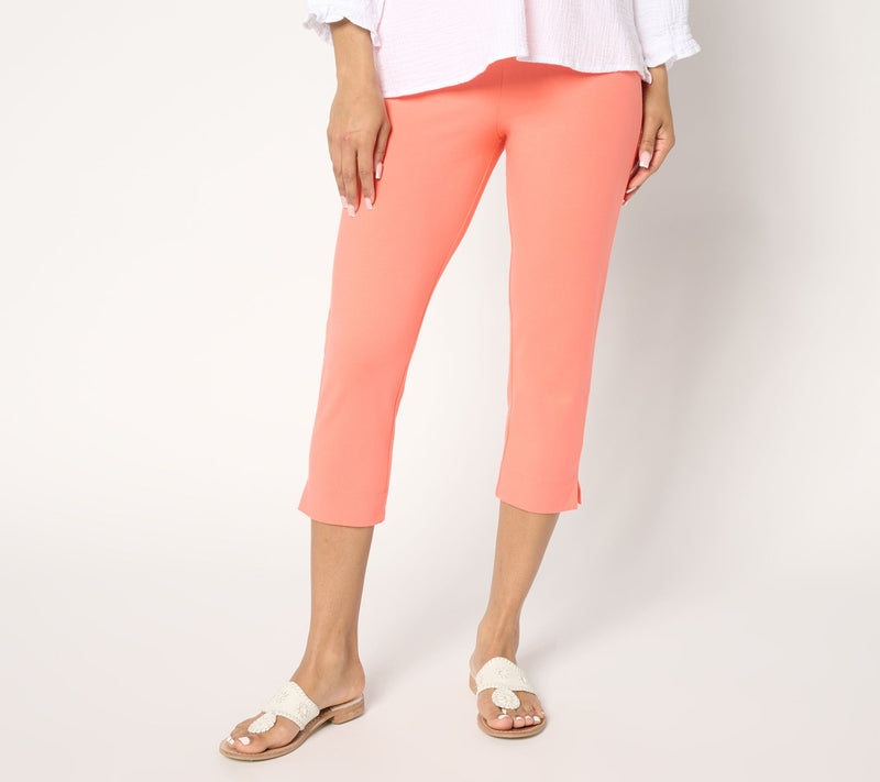 Women With Control Petite 86/14 Pull On Capri Pant — View 16