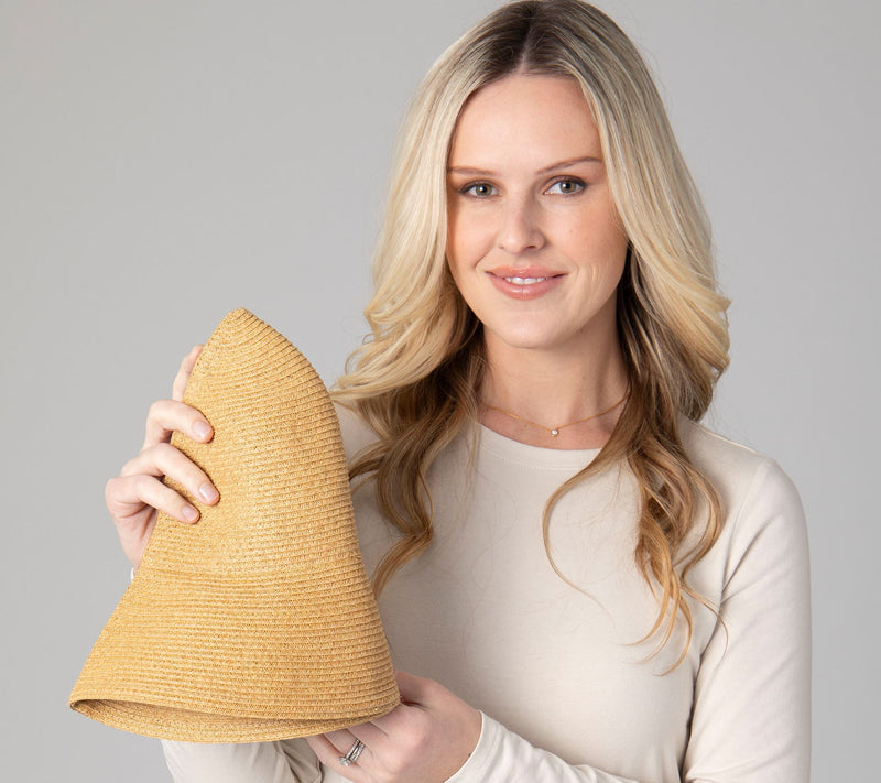 San Diego Hat Co. Garden Chic Ultrabraid Packable Bucket Sun Hat — View 16