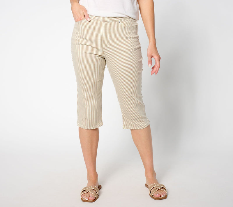 Isaac Mizrahi Live! Regular True Denim Printed Pedal Pusher — View 9