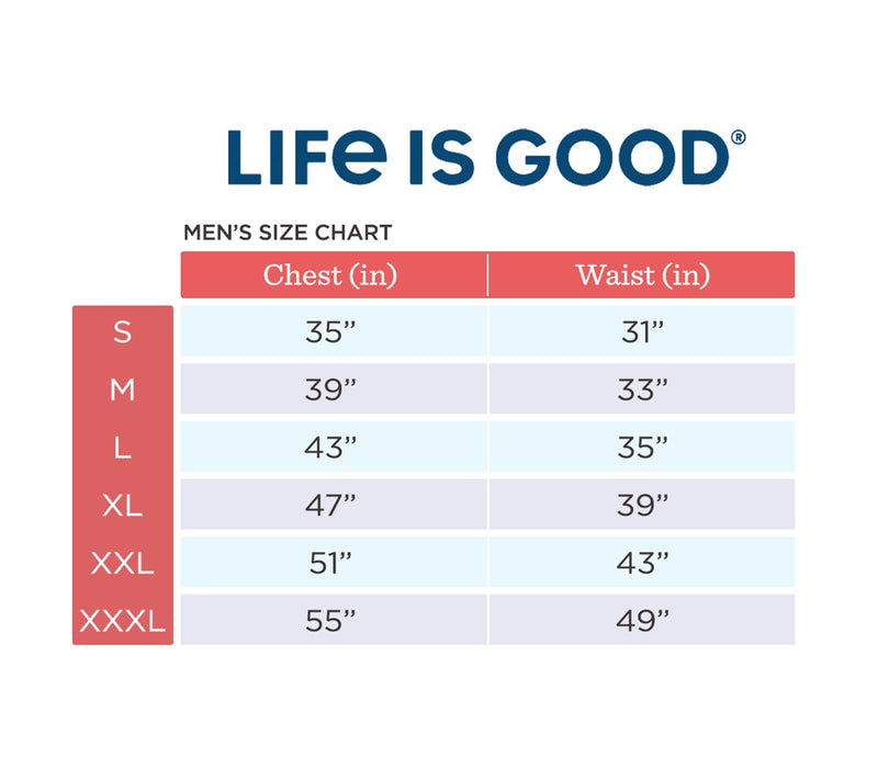Life is Good Men's Americana Crusher Tee — View 5