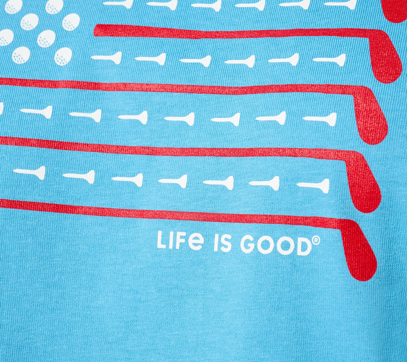 Life is Good Men's Americana Crusher Tee — View 4