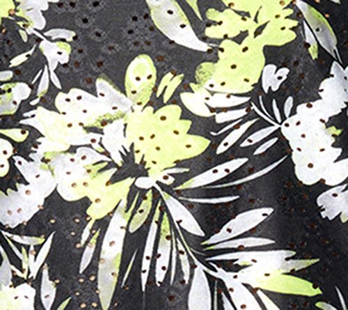 LOGO Layers by Lori Goldstein Printed Eyelet 3/4 Sleeve Top — View 7