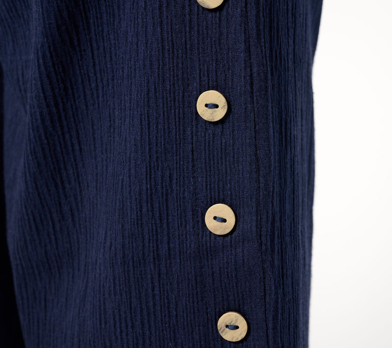 Belle by Kim Gravel Regular Packabelle Buttoned Up Relaxed Pant — View 4