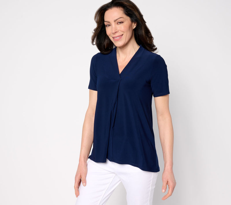 Dennis Basso Italia Knit Tunic with Elbow Sleeves — View 15
