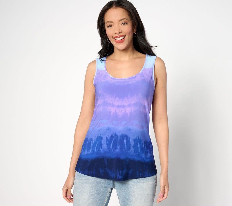 Women with Control Como Jersey & Triple Mesh Tank & Cardigan Set — View 4