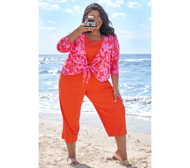 Belle by Kim Gravel Packabelle Tank Jumpsuit — View 12