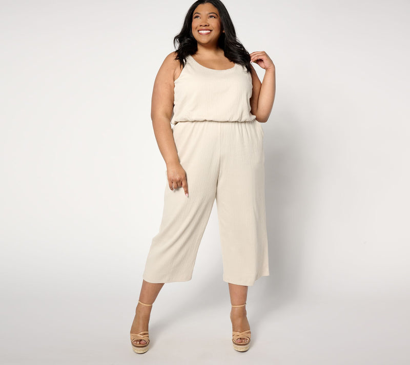 Belle by Kim Gravel Packabelle Tank Jumpsuit — View 3