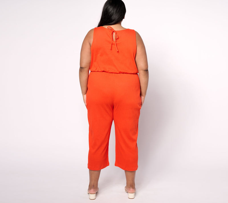 Belle by Kim Gravel Packabelle Tank Jumpsuit — View 10