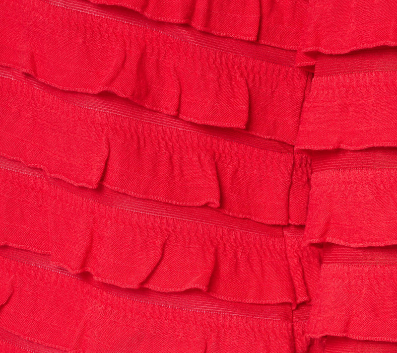 Susan Graver Tiered Ruffle Knit 3/4 Sleeve Shrug — View 6