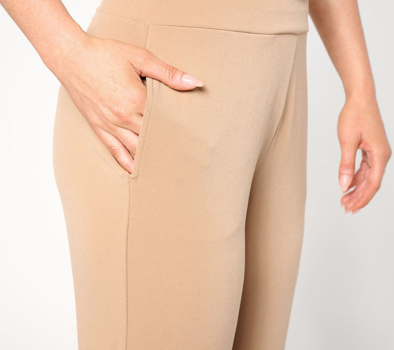 Susan Graver Regular Modern Essentials Ava Slim LiquidKnit Pedal Pusher — View 12
