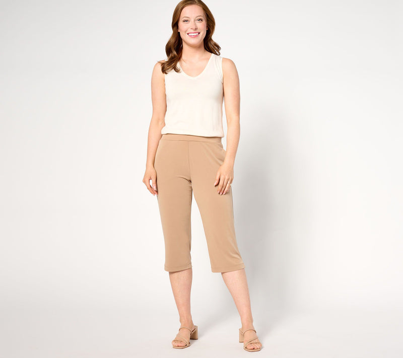 Susan Graver Regular Modern Essentials Ava Slim LiquidKnit Pedal Pusher — View 11