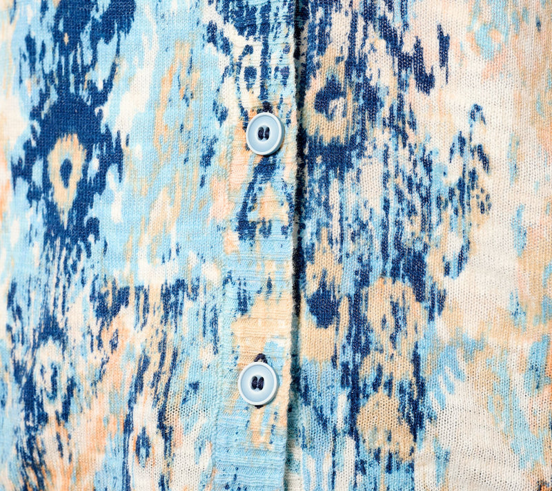 Denim & Co. Canyon Retreat V-Neck Button-Front Cardigan — View 4
