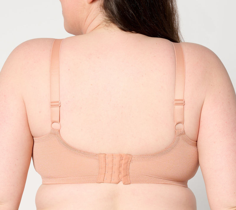 Breezies Wild Rose Lace Underwire Minimizer — View 8