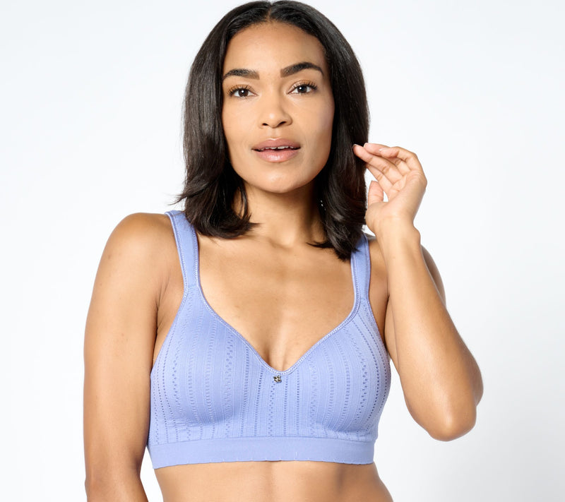 Breezies Seamless Pointelle Underwire T-Shirt Bra — Main view