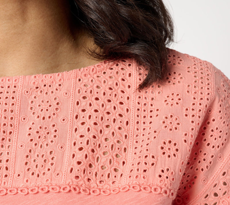 Isaac Mizrahi Live! Petite Bridgehampton Slub Knit Tie Front Dress — View 9