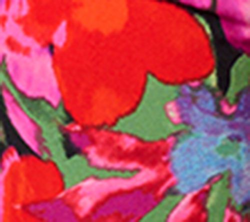 Isaac Mizrahi Live! Petite Printed Stretch Crepe Wide Leg Crop Pants — View 2